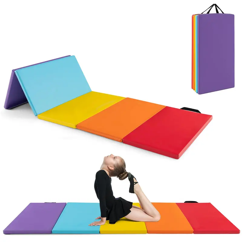 Foldable Gymnastics Mat for Home or Studio Use