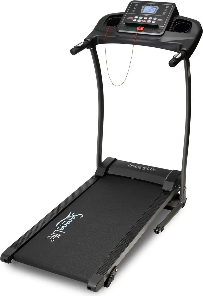 Foldable Home Treadmill – Compact Cardio Machine with LCD Display, Preset Workouts, Adjustable Incline & Bluetooth Support
