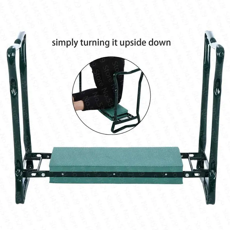 Foldable Kneeling Gardener’s Bench | Ergonomic Support Seat for Planting & Weeding