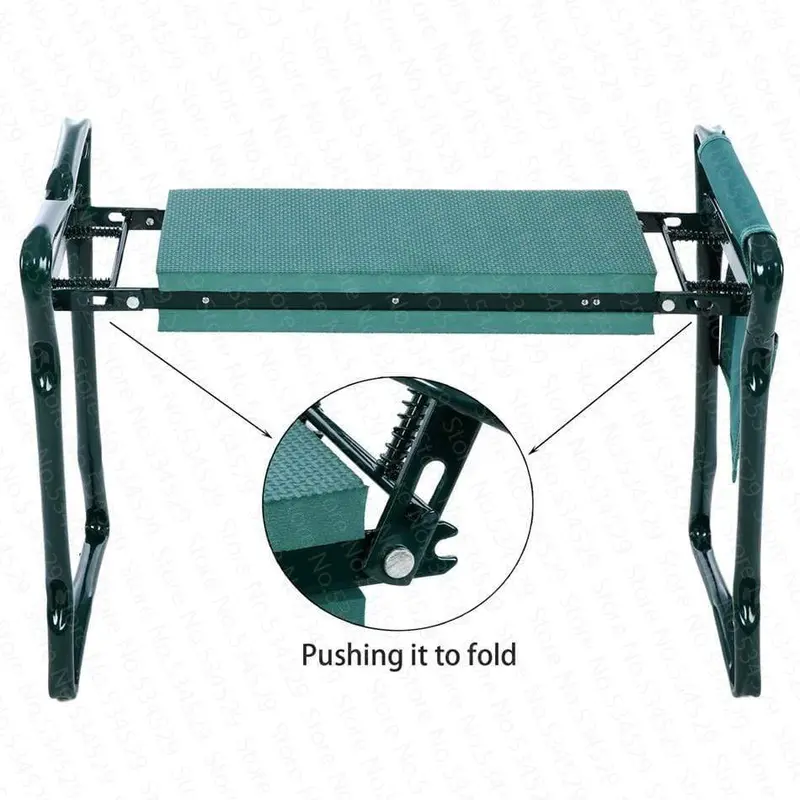 Foldable Kneeling Gardener’s Bench | Ergonomic Support Seat for Planting & Weeding