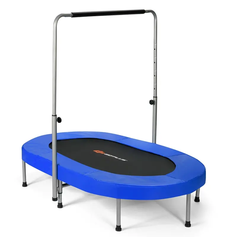 Foldable Mini Trampoline for Kids – Compact Rebounder with Safety Features