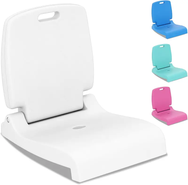 Foldable Poolside Flip Seat – Lightweight Portable Chair with Back Support & Dual Handles