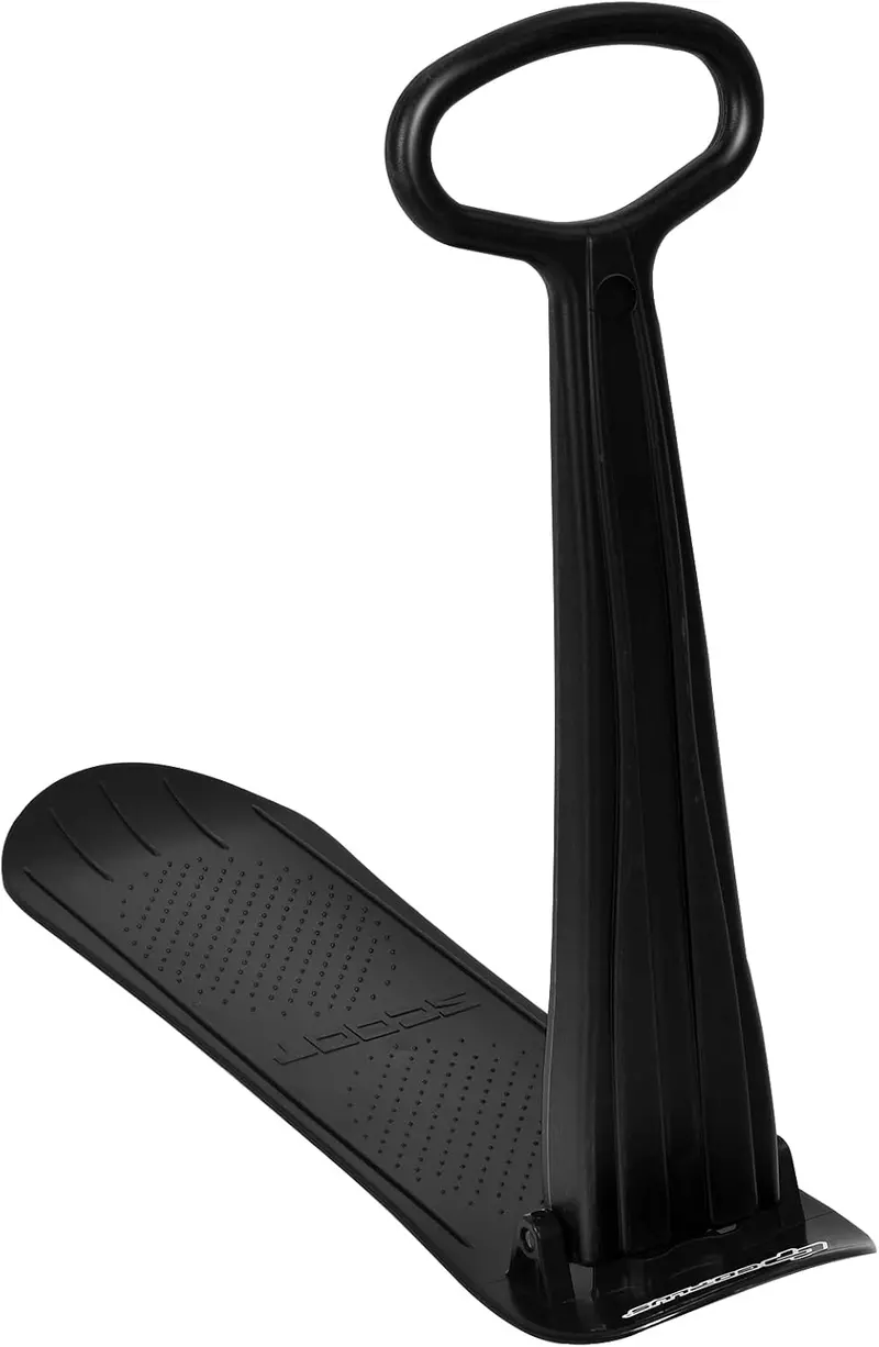 Foldable Ski Scooter with Ergonomic Grip Handle for Winter Fun on Snow or Ice