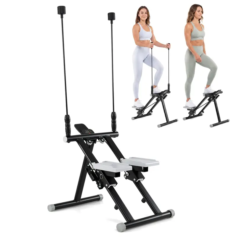 Foldable Vertical Climber Stepper – Detachable Handlebar for Low-Impact Cardio 2