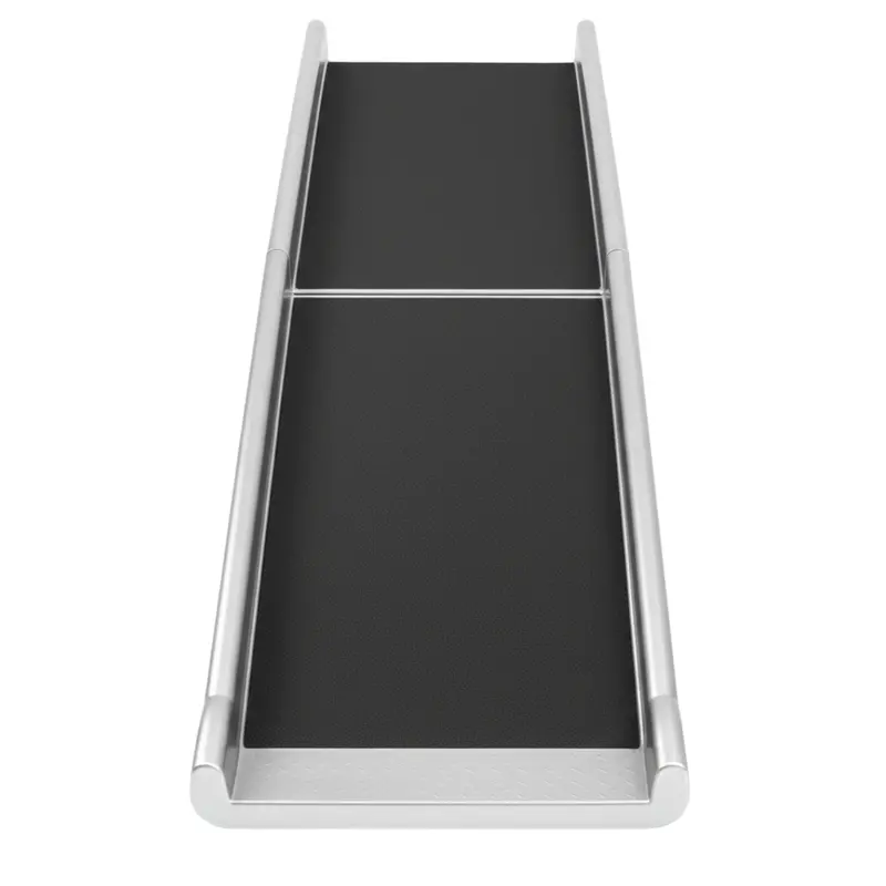 Folding Vehicle Dog Ramp with Safety Rails – Aluminum Construction 2