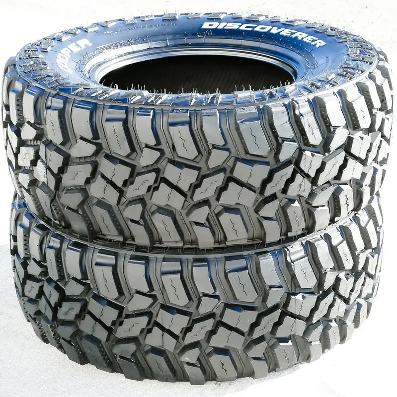 Four Cooper STT Pro LT 275/70R18 E-Rated Mud-Terrain Tires – Aggressive Tread Design