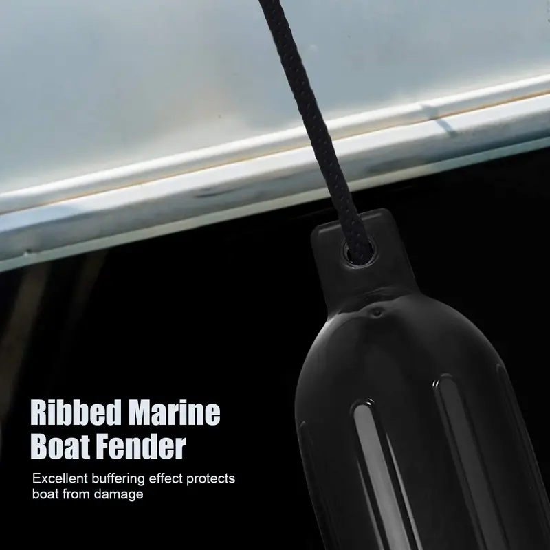 Four-Pack Ribbed Inflatable Marine Boat Fenders