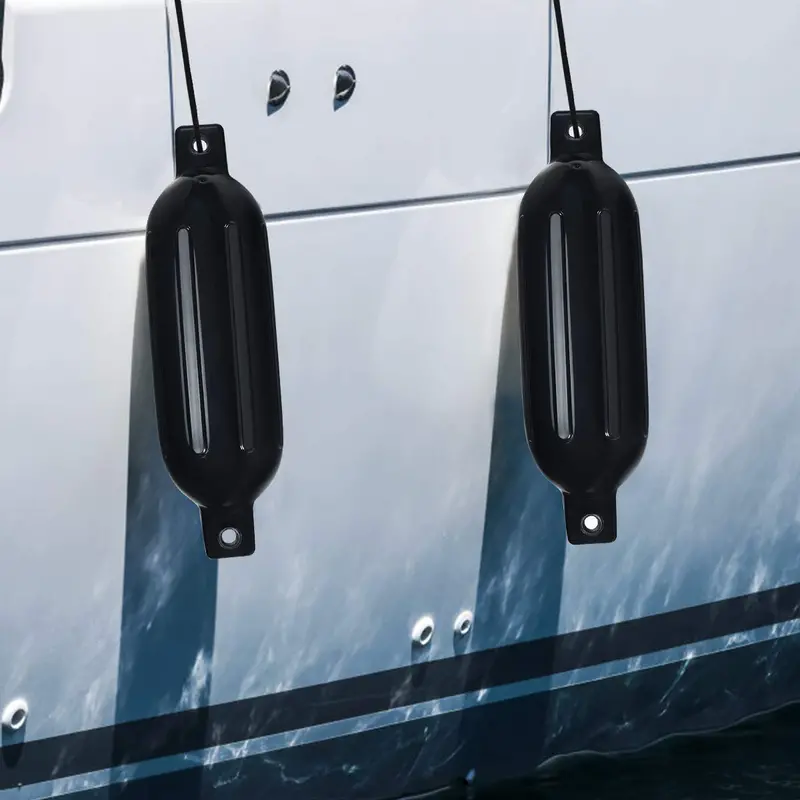Four-Pack Ribbed Inflatable Marine Boat Fenders
