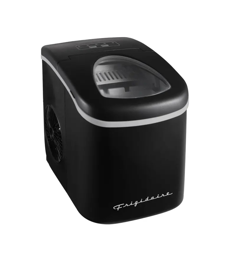 Frigidaire EFIC128 26 lb Retro-Style Portable Ice Maker – Black