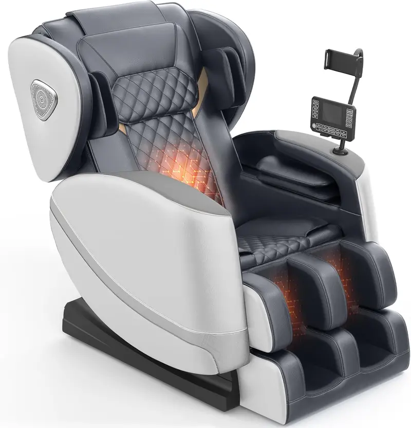 Full-Body Zero Gravity Massage Chair – 10-Point Roller System, Heat Therapy, Bluetooth & Touchscreen 7