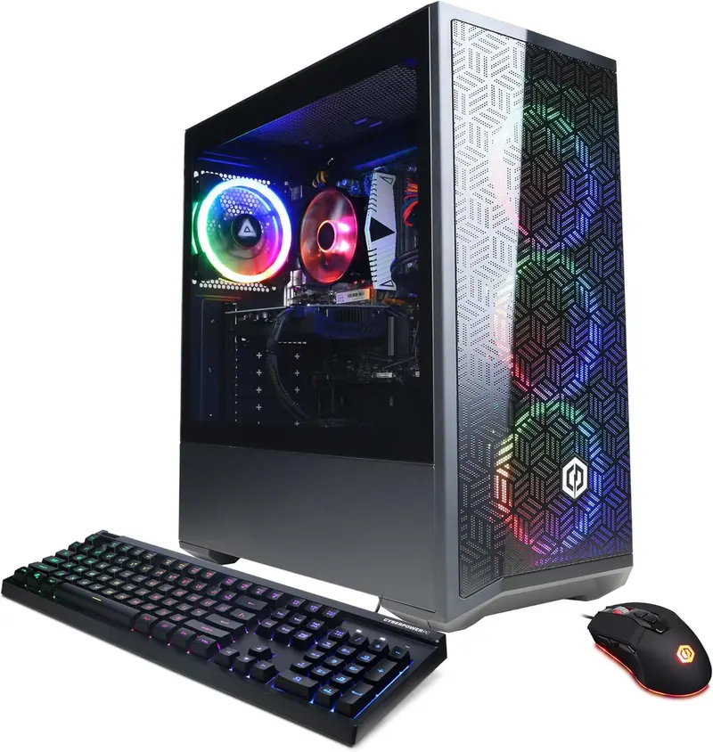 Gamer Xtreme VR Gaming PC: Intel Core i5-13400F, RTX 4060 8GB, 16GB DDR5, 1TB PCIe Gen4 SSD, Wi-Fi, Windows 11 Home