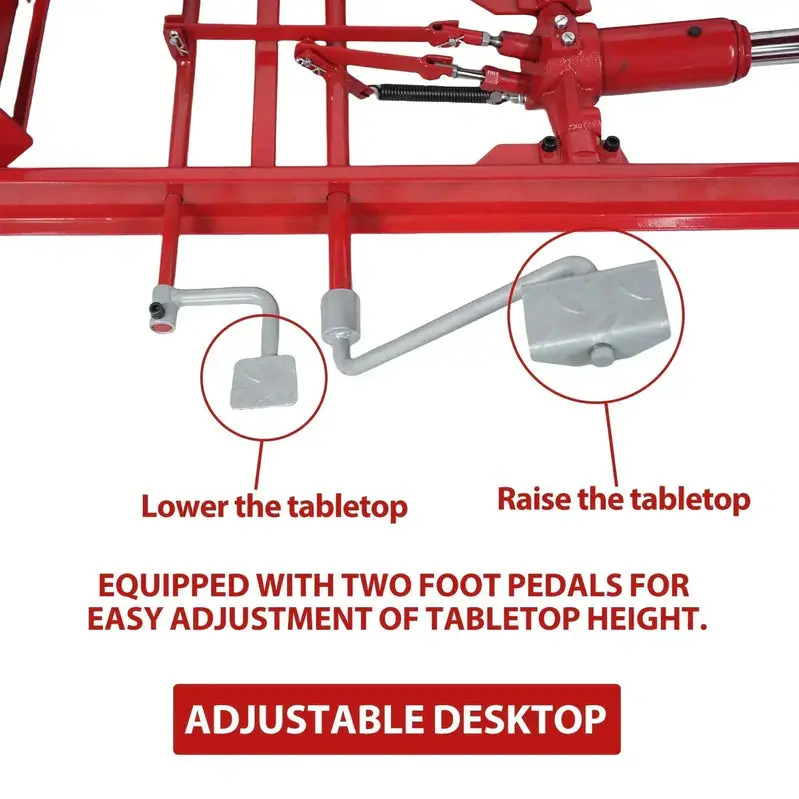 Garvee Hydraulic Motorcycle Lift – 1000 lb Capacity, Workshop-Grade Hoist with Stable Jack Stand Design