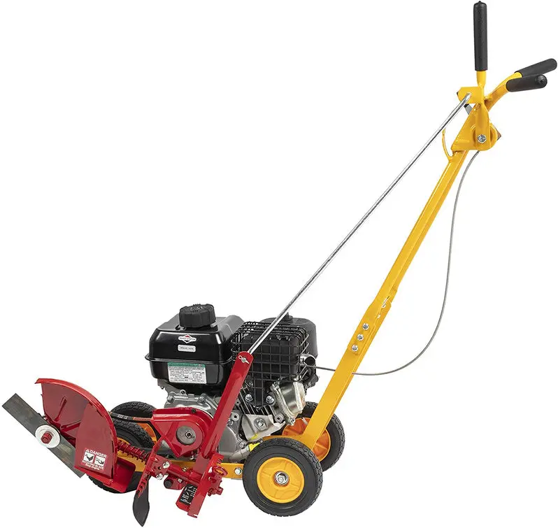 Gas-Powered Lawn Edger with 5.5 HP Briggs & Stratton Engine and 7-Inch Wheels