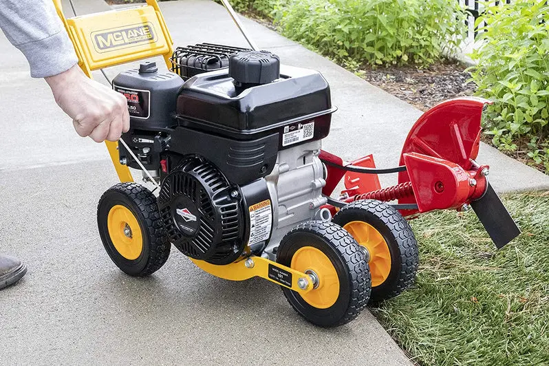 Gas-Powered Lawn Edger with 5.5 HP Briggs & Stratton Engine and 7-Inch Wheels