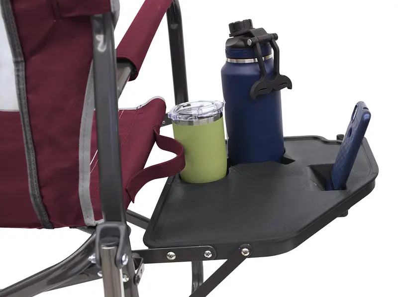 GCI Outdoor Freestyle Rocker XL Portable Folding Rocking Chair with Side Table (250-Lb Capacity)