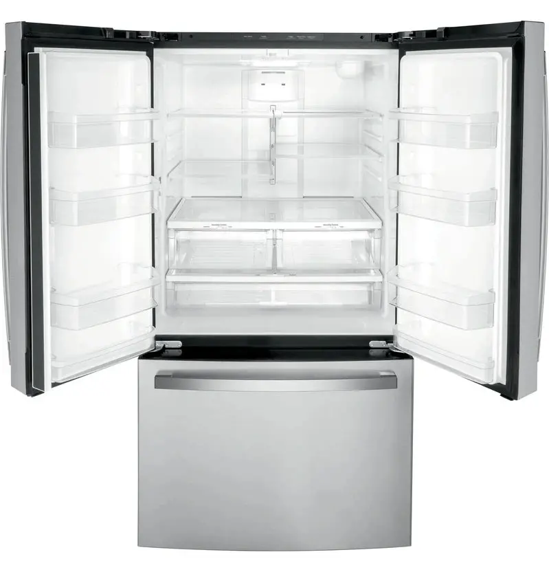 GE French Door Refrigerator – 27.0 cu. ft., Fingerprint-Resistant Stainless Steel, ENERGY STAR Certified