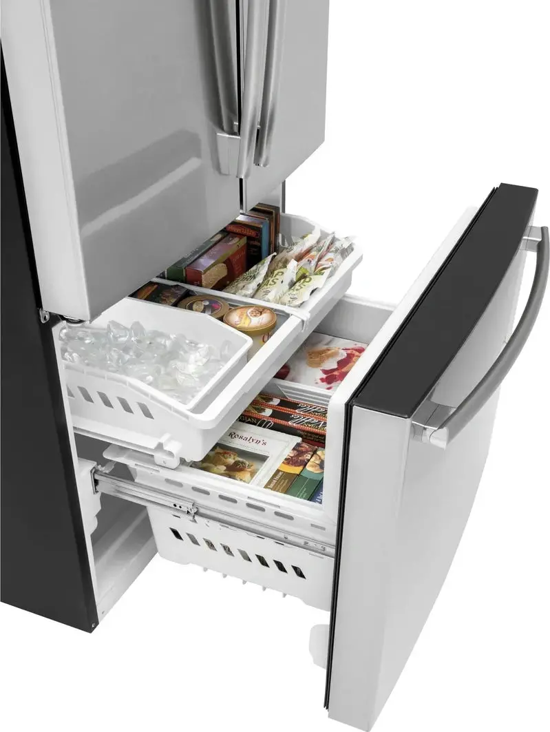 GE French Door Refrigerator – 27.0 cu. ft., Fingerprint-Resistant Stainless Steel, ENERGY STAR Certified
