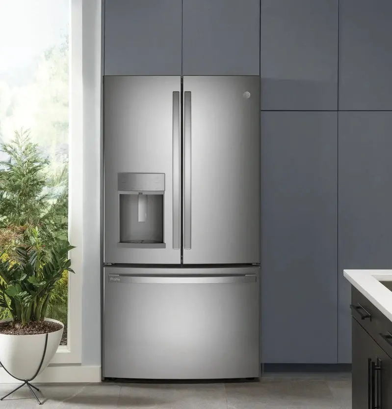 GE Profile French-Door Refrigerator – 27.7 cu. ft., Fingerprint-Resistant Finish, Hands-Free AutoFill Dispenser