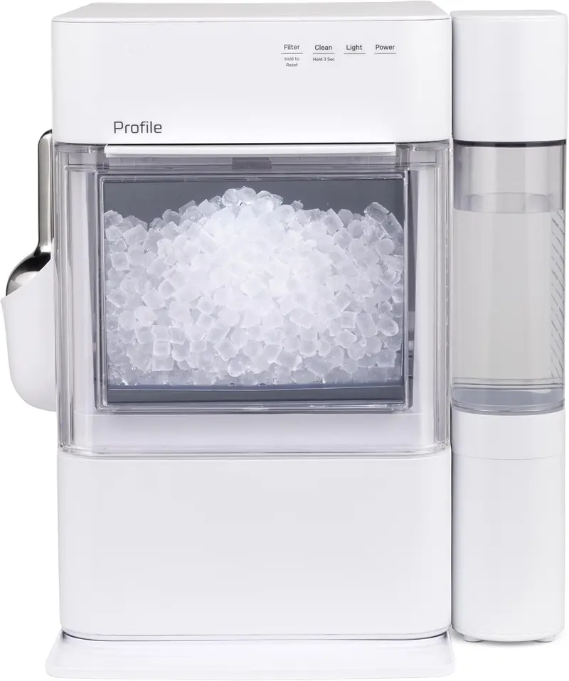 GE Profile Opal 2.0 Smart Nugget Ice Maker – 38 lbs/Day, WiFi-Enabled, Side Tank, Scale-Inhibiting Filter & Scoop