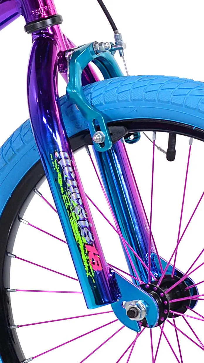 Genesis Illusion 18-Inch Girls’ Hybrid Bike – Blue and Purple Design