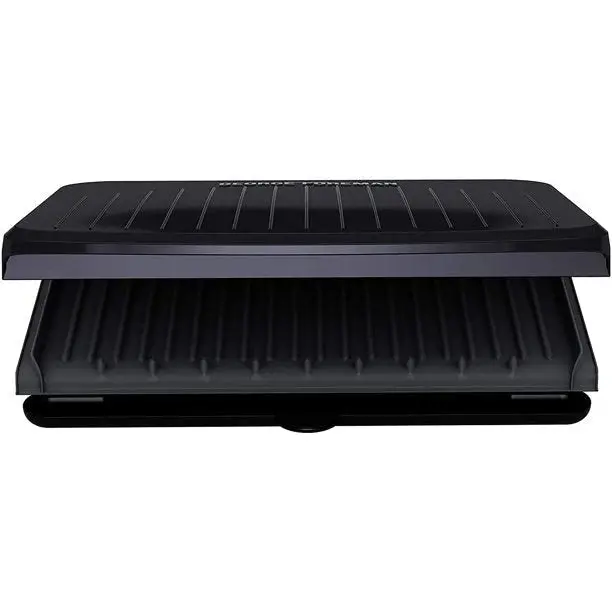 George Foreman GRP1060B 9-Serving Indoor Grill & Panini Press — Gunmetal Grey
