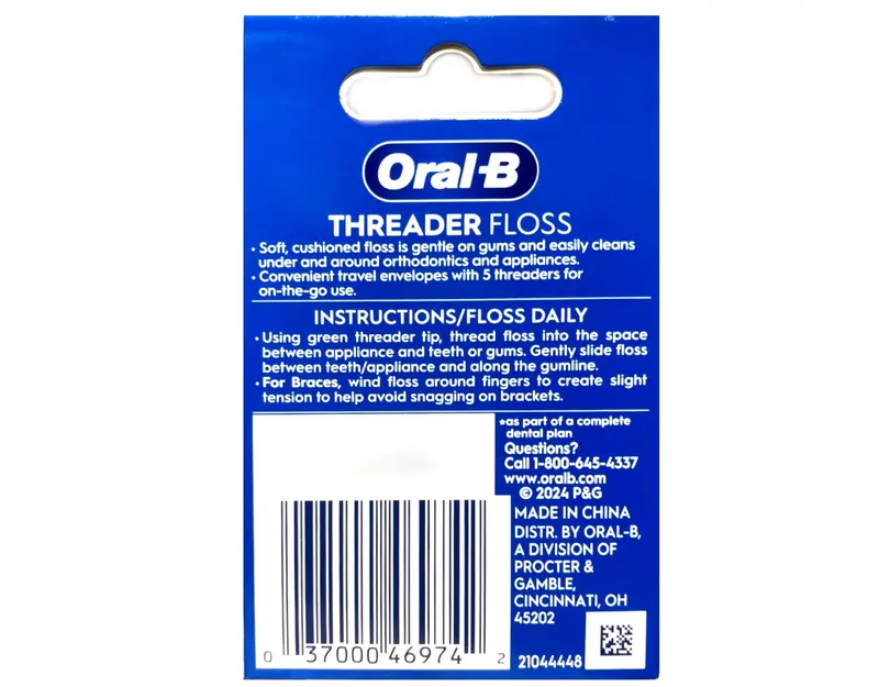 Glide Pro-Health Dental Floss Threaders – 30-Count Pack for Easy Interdental Cleaning