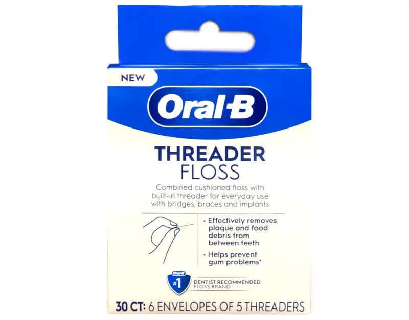 Glide Pro-Health Dental Floss Threaders – 30-Count Pack for Easy Interdental Cleaning