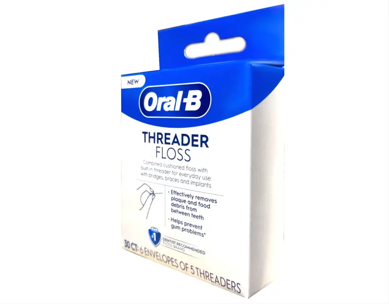 Glide Pro-Health Dental Floss Threaders – 30-Count Pack for Easy Interdental Cleaning