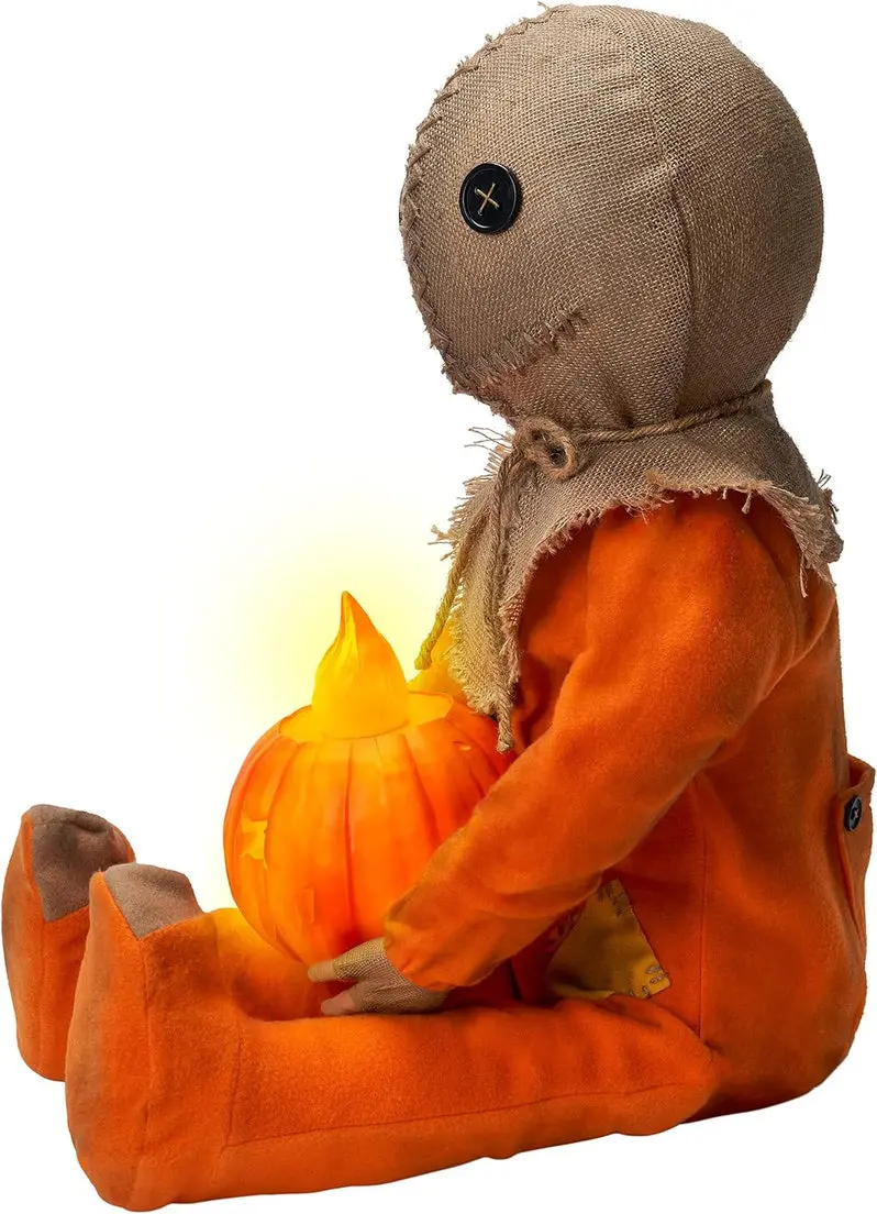 Glow-in-the-Dark Sitting Sam Doll – Animated Halloween Indoor/Outdoor Decor