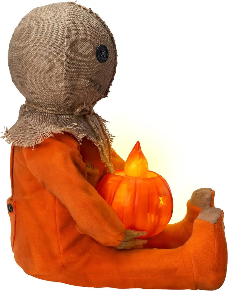 Glow-in-the-Dark Sitting Sam Doll – Animated Halloween Indoor/Outdoor Decor