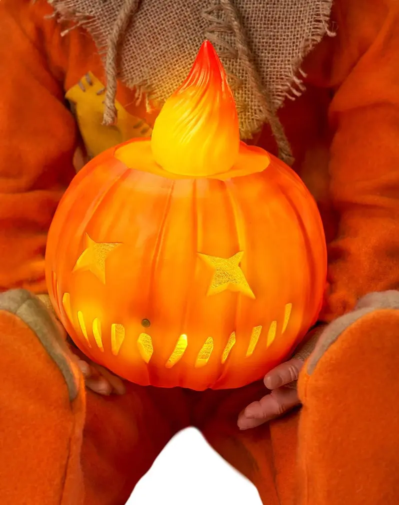 Glow-in-the-Dark Sitting Sam Doll – Animated Halloween Indoor/Outdoor Decor