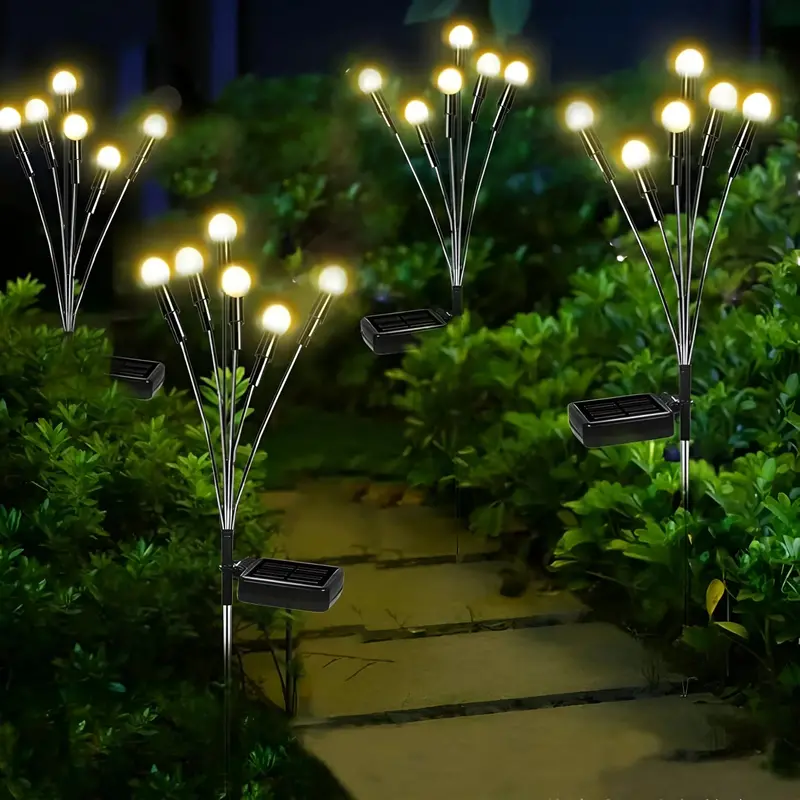 GlowWave Solar-Powered Swinging Garden Lights – Motion-Activated Outdoor Ambiance