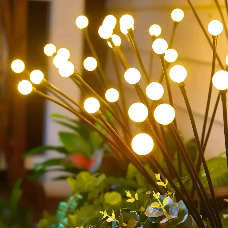 GlowWave Solar-Powered Swinging Garden Lights – Motion-Activated Outdoor Ambiance
