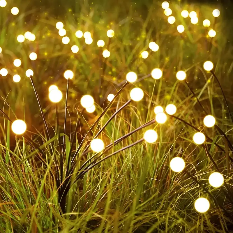 GlowWave Solar-Powered Swinging Garden Lights – Motion-Activated Outdoor Ambiance