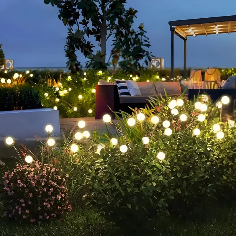 GlowWave Solar-Powered Swinging Garden Lights – Motion-Activated Outdoor Ambiance