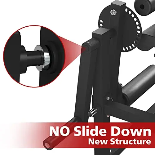 GMWD Adjustable Leg Extension and Curl Machine for Lower Body Strength Training
