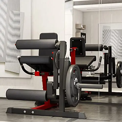 GMWD Adjustable Leg Extension and Curl Machine for Lower Body Strength Training