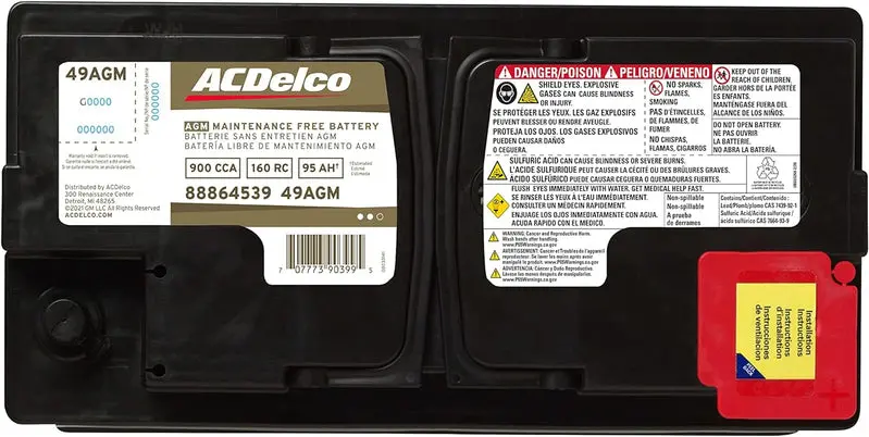 Gold 49AGM BCI Group 49 Deep-Cycle AGM Battery