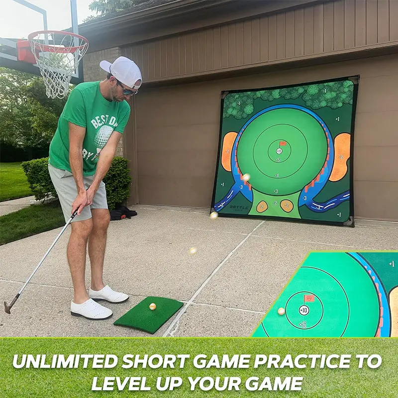 Golf Practice Net Arena – Portable Indoor/Outdoor Driving Range Setup