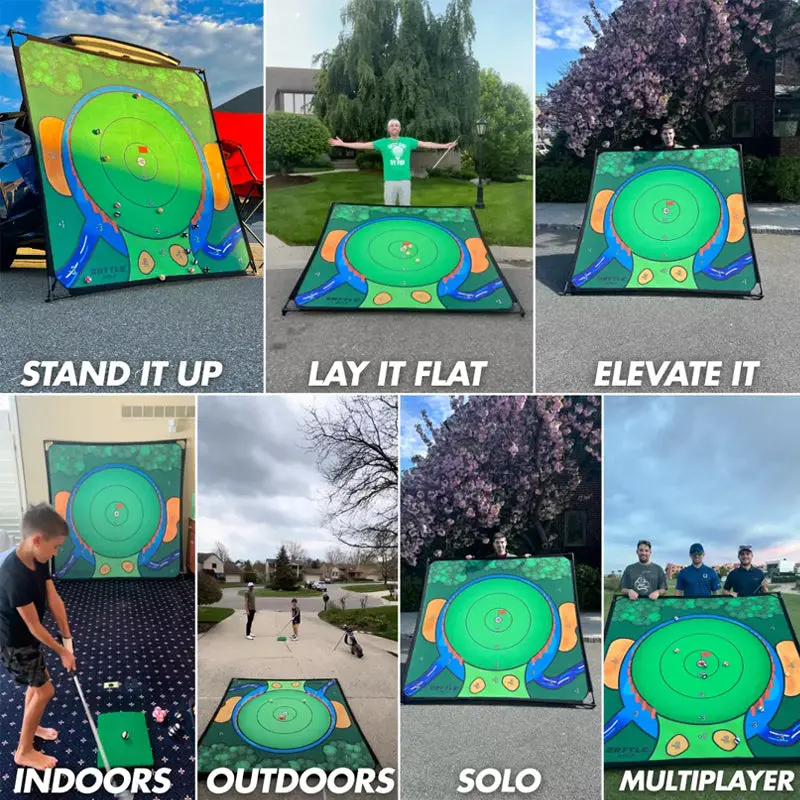 Golf Practice Net Arena – Portable Indoor/Outdoor Driving Range Setup
