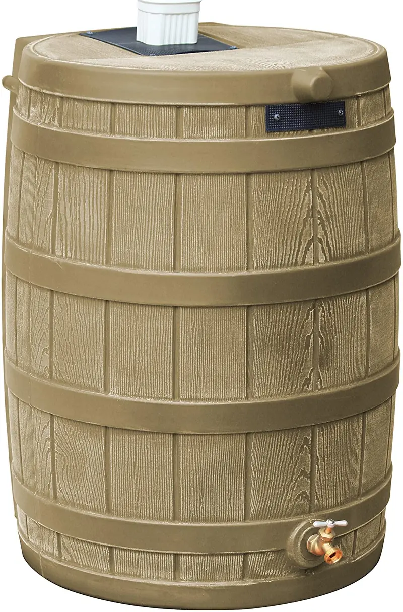 Good Ideas Rain Wizard 50-Gallon Rain Barrel – Eco-Friendly Water Harvesting System