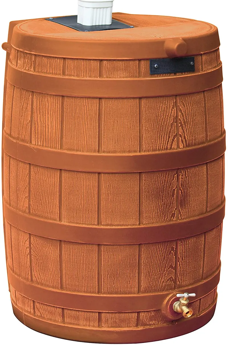Good Ideas Rain Wizard 50-Gallon Rain Barrel – Eco-Friendly Water Harvesting System