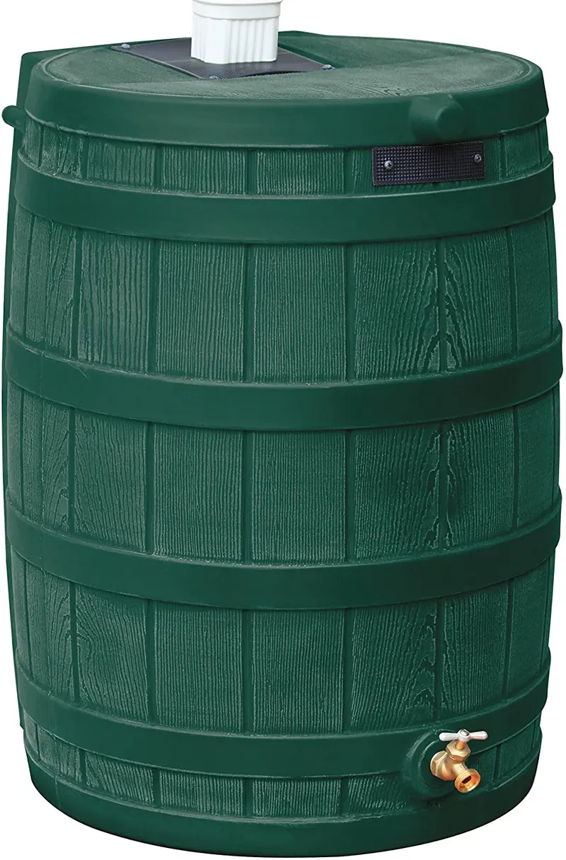 Good Ideas Rain Wizard 50-Gallon Rain Barrel – Eco-Friendly Water Harvesting System