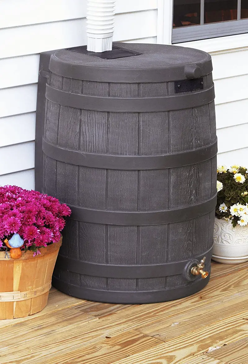 Good Ideas Rain Wizard 50-Gallon Rain Barrel – Eco-Friendly Water Harvesting System