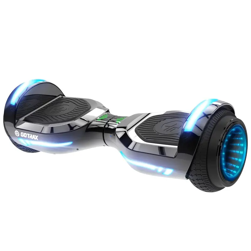 GOTRAX GLIDE PRO Bluetooth Hoverboard – 6.5" Wheels, 7-Color LED Lights, Self-Balancing Scooter (44–176 lbs)
