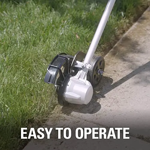 Greenworks 40V Brushless 8" Edger — Includes 4.0Ah Battery & Charger, Lightweight, Low-Noise Design