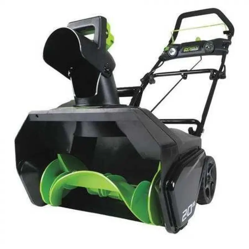 Greenworks PRO 80V 20-Inch Cordless Snow Thrower – Includes 2.0Ah Battery