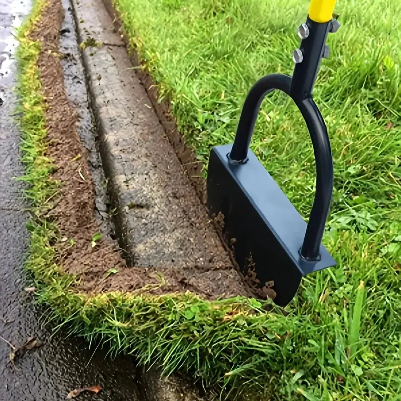 Half-Moon Manual Lawn Edger Tool for Crisp Garden Edges & Landscape Beds