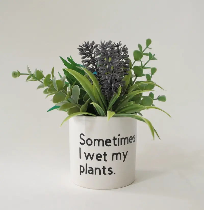 Hand-Painted Custom Ceramic Planters for Centerpieces or Favors