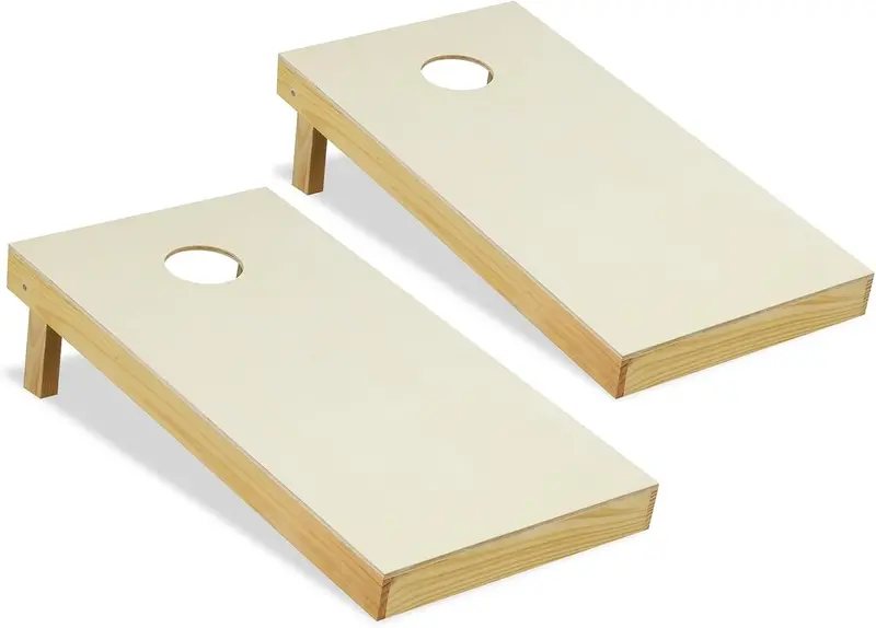 Handcrafted Solid Wood Cornhole Set – Includes Two Boards and Eight Premium Bean Bags